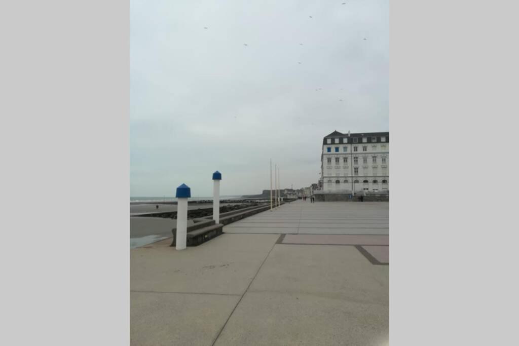 Studio Cosy Neuf Pres De La Mer,Balcon Et Parking Gratuit Wimereux Exteriör bild