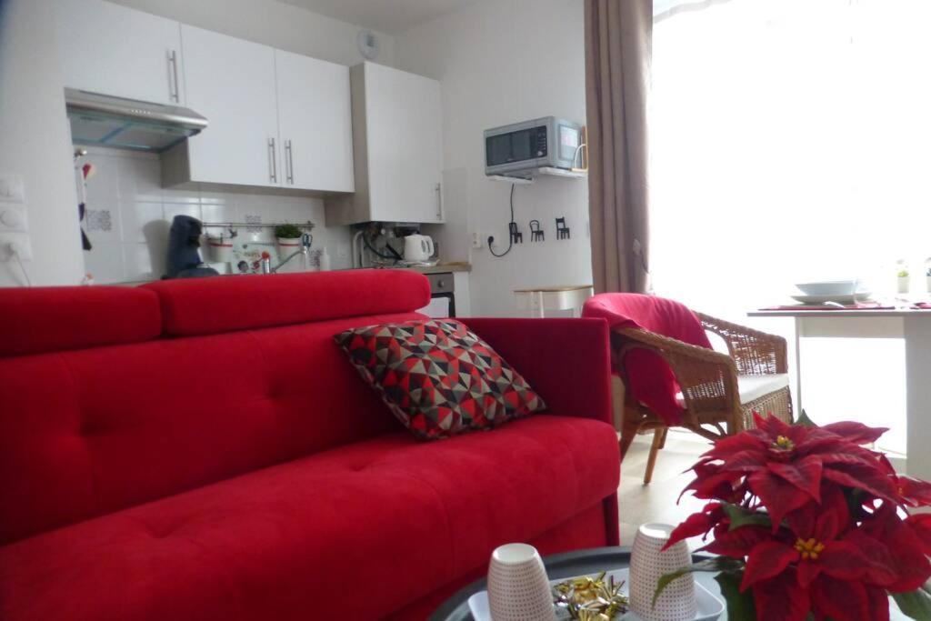 Studio Cosy Neuf Pres De La Mer,Balcon Et Parking Gratuit Wimereux Exteriör bild