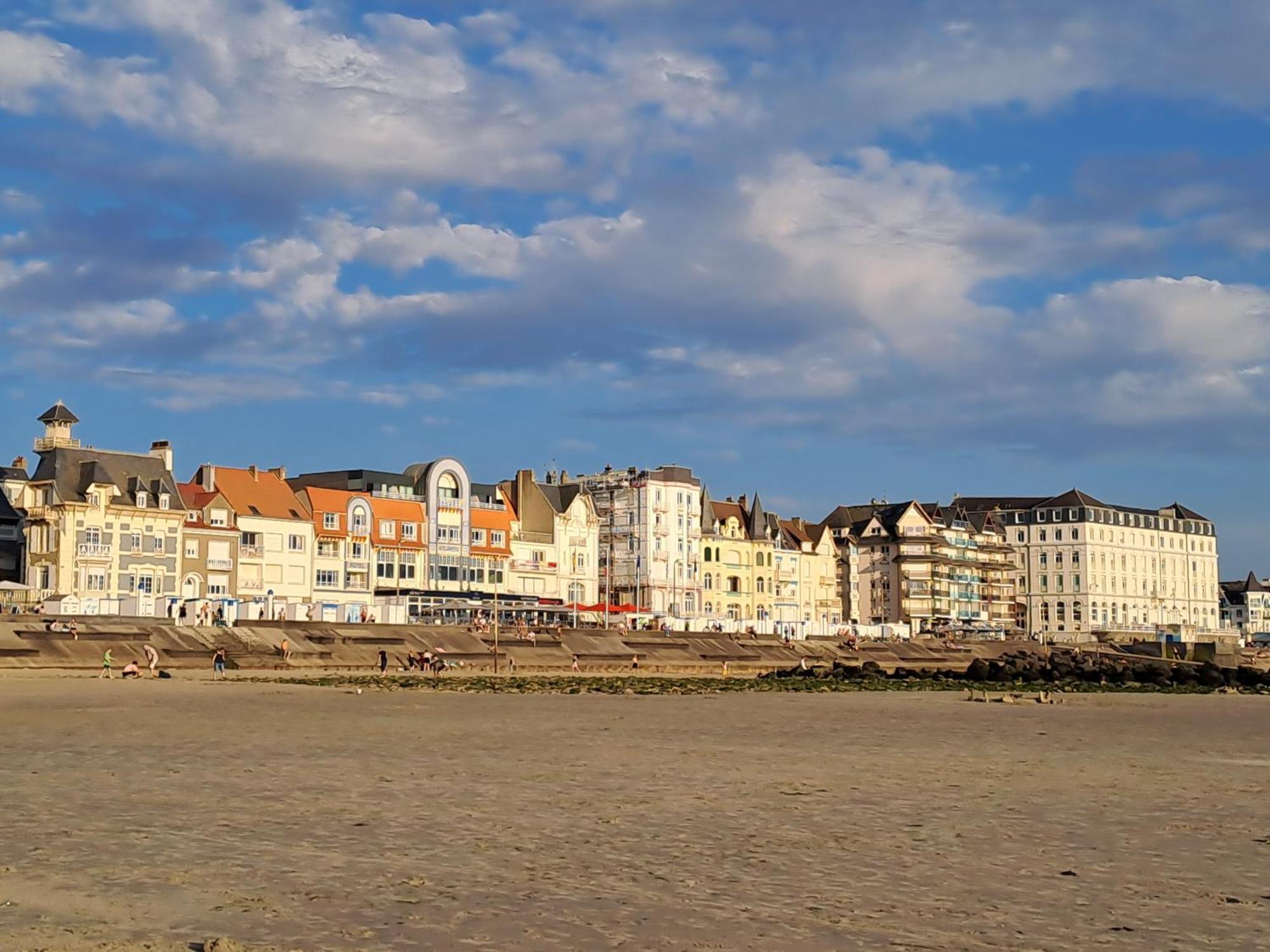 Studio Cosy Neuf Pres De La Mer,Balcon Et Parking Gratuit Wimereux Exteriör bild